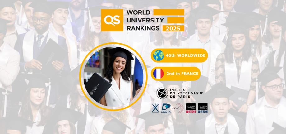 QS WUR 2025: IP Paris Ranked Among the Top 50 Universities Worldwide